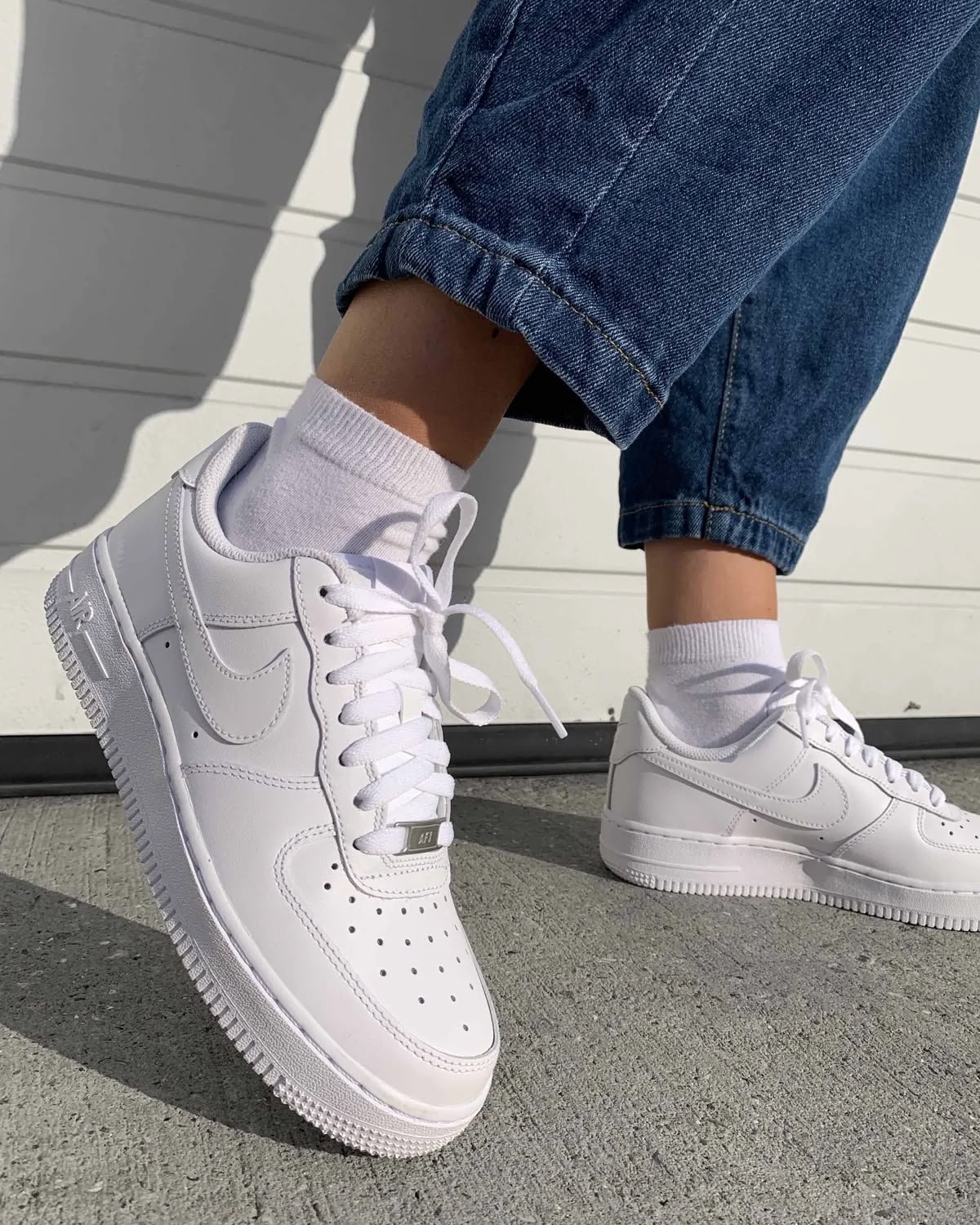 Buy Ni_kee Air Force 1 Triple White - Image 5
