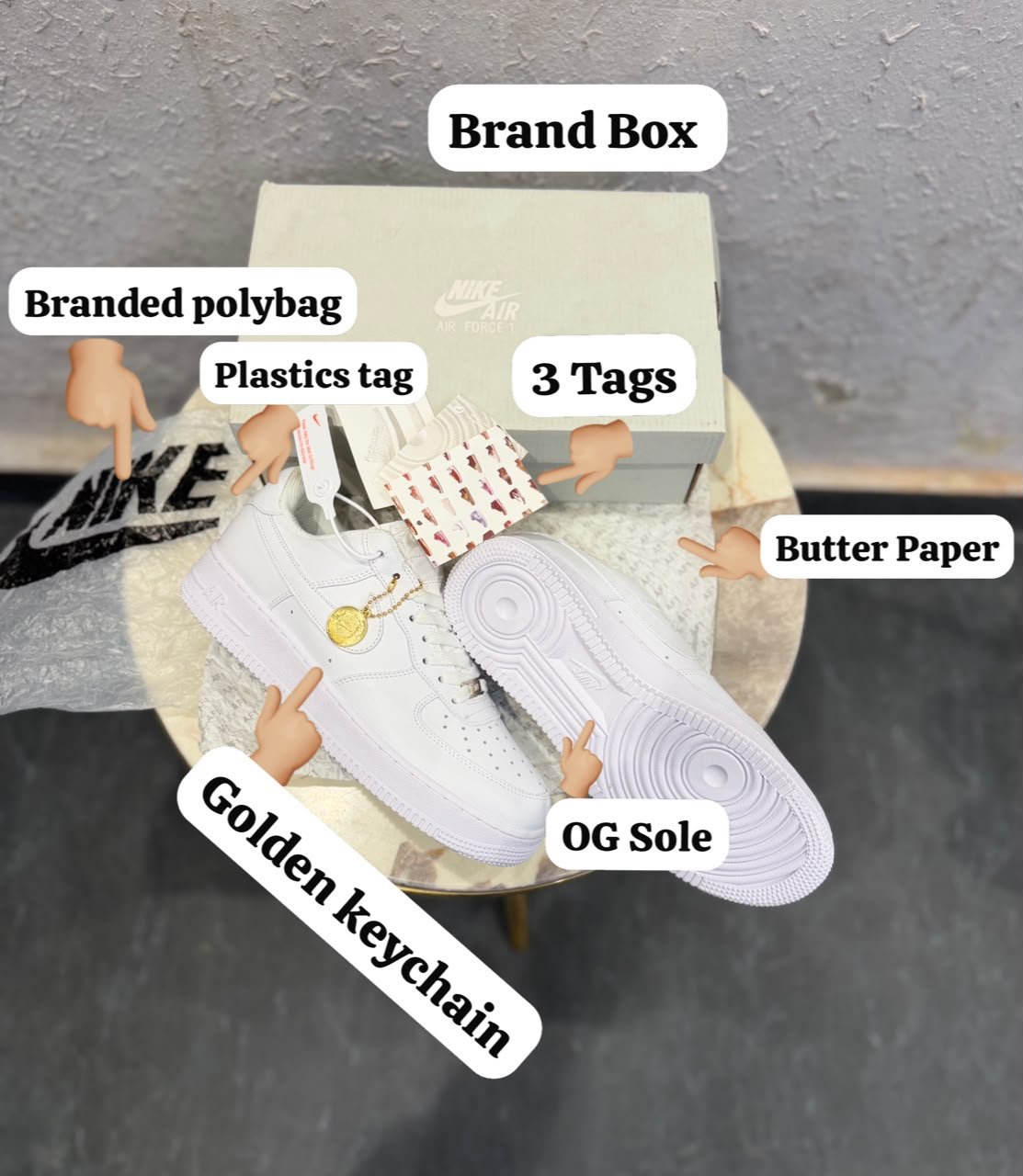 Buy Ni_kee Air Force 1 Triple White - Image 3