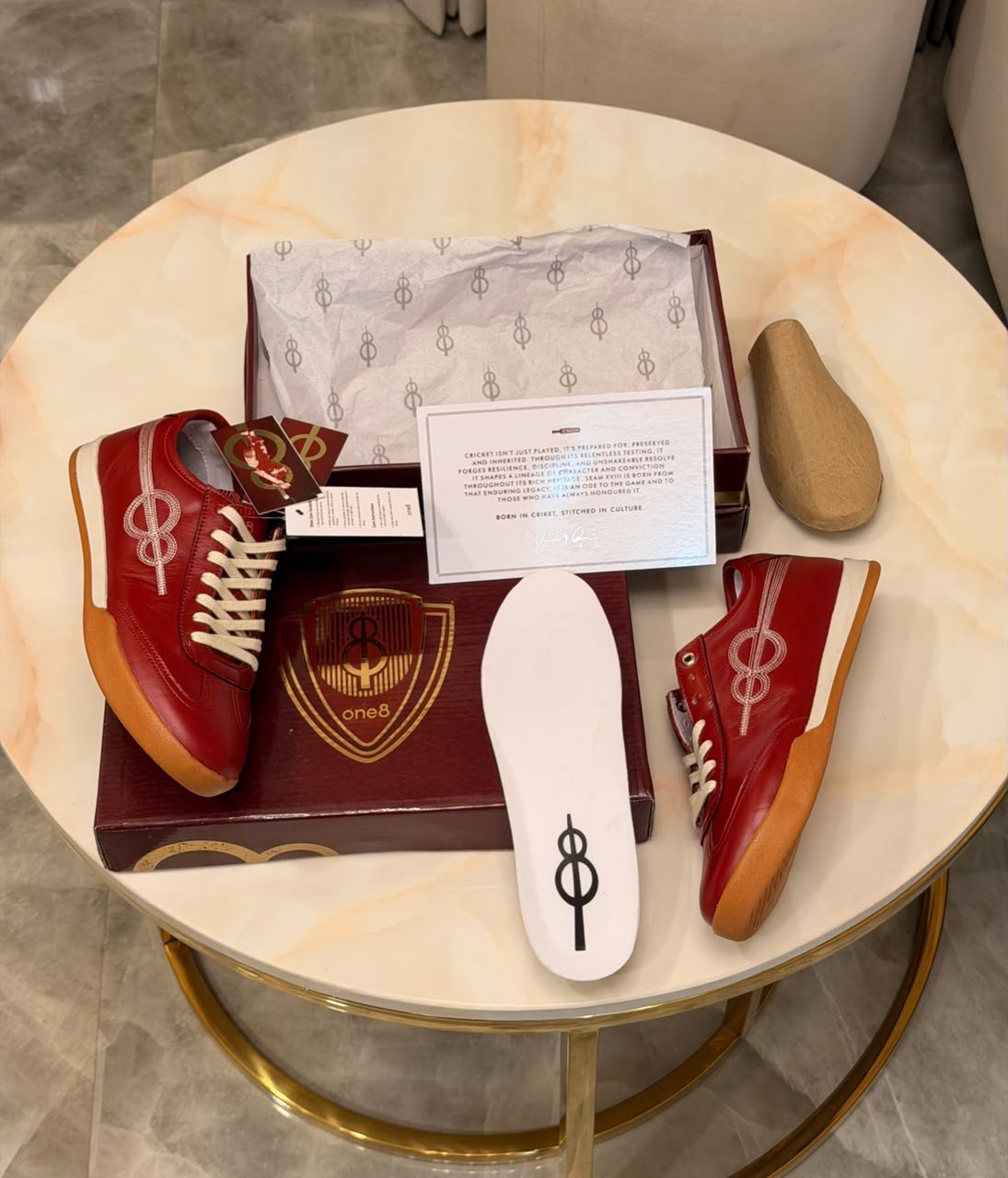 Buy ON_E8 SEAM XVIII X Cherry Sneaker New! - Image 4