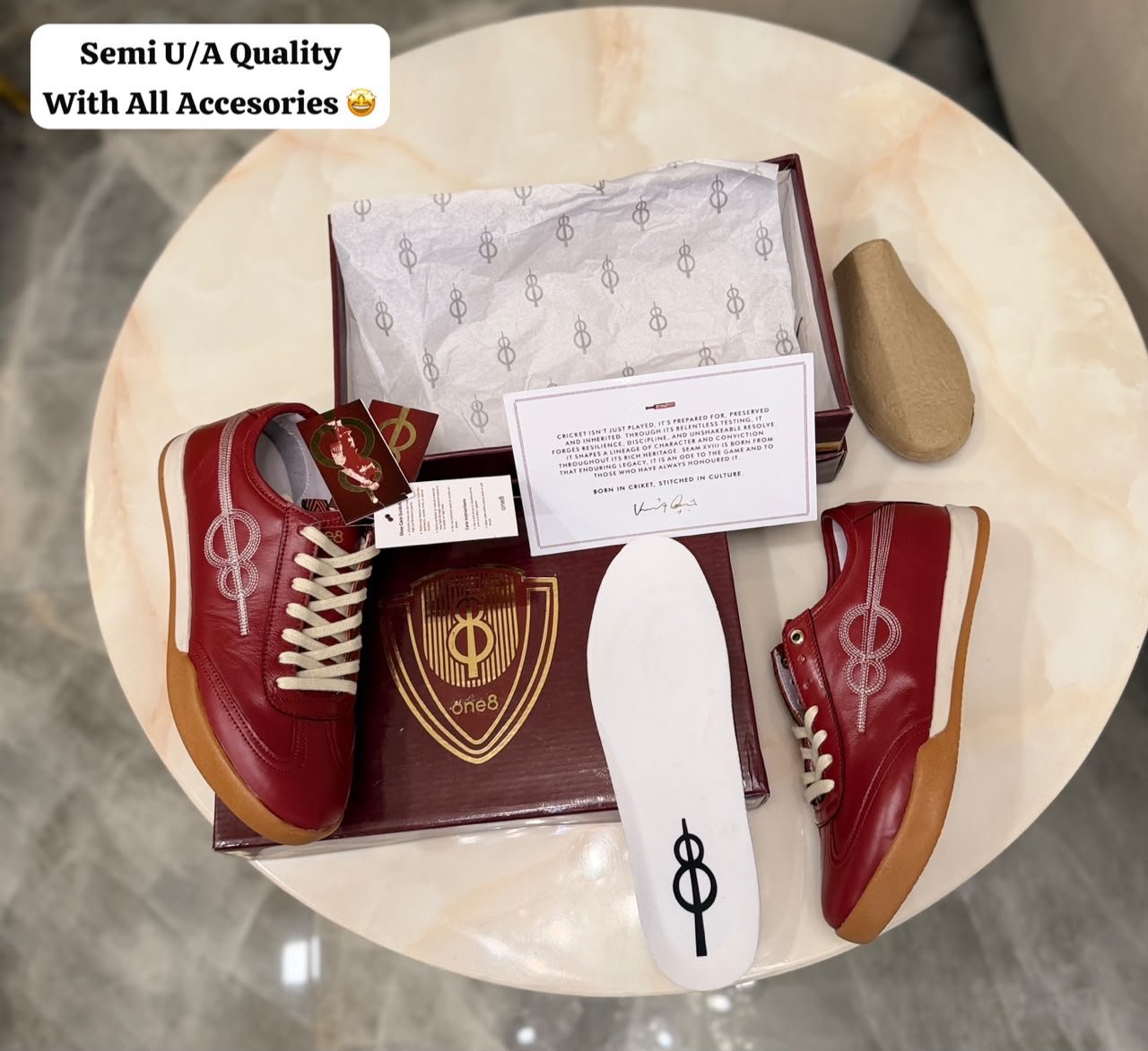 Buy ON_E8 SEAM XVIII X Cherry Sneaker New! - Image 3