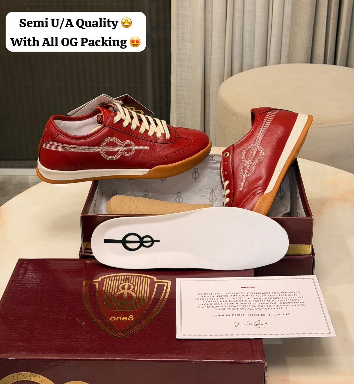 Buy ON_E8 SEAM XVIII X Cherry Sneaker New! - Image 2
