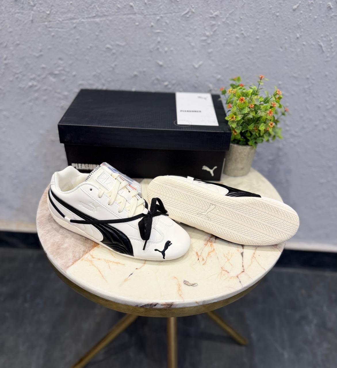 Buy Pu_maa Speed Cat Rose White Shoes - Image 3