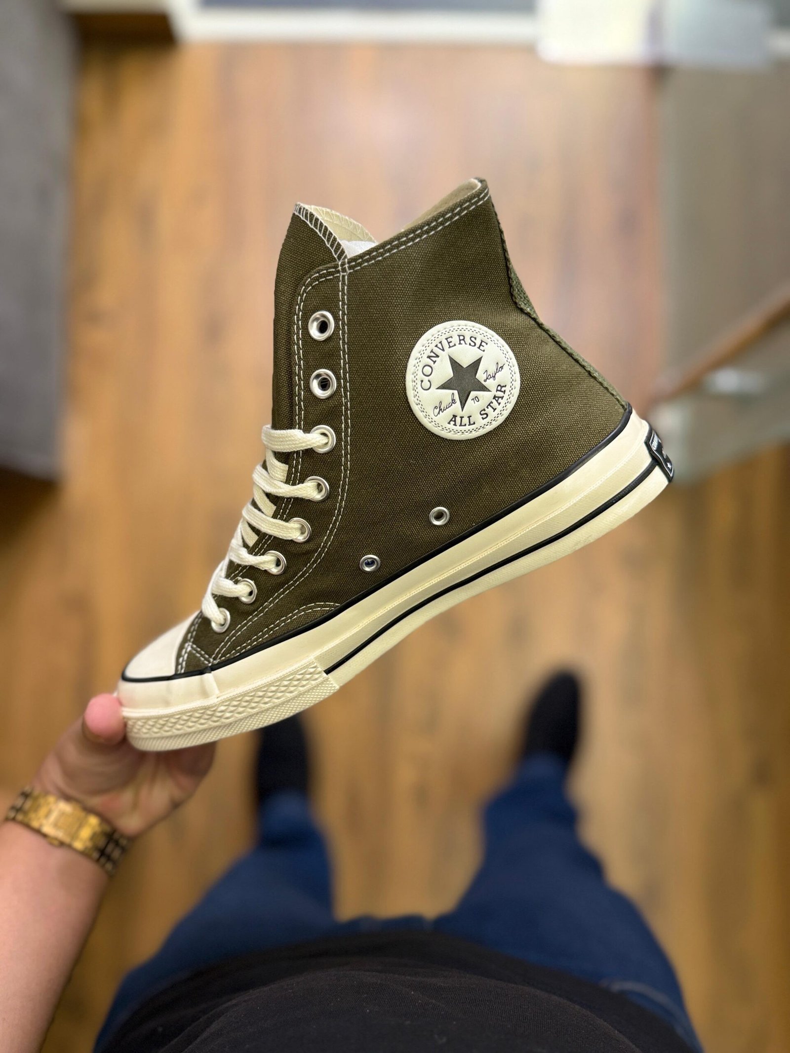 Buy Conver_see Chuck 70 Army Green Sneaker