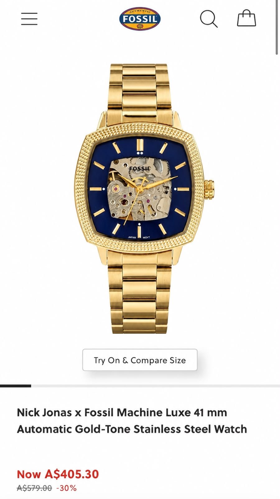 Buy Foss_ill Nick Jonas Luxe Automatic - Image 4