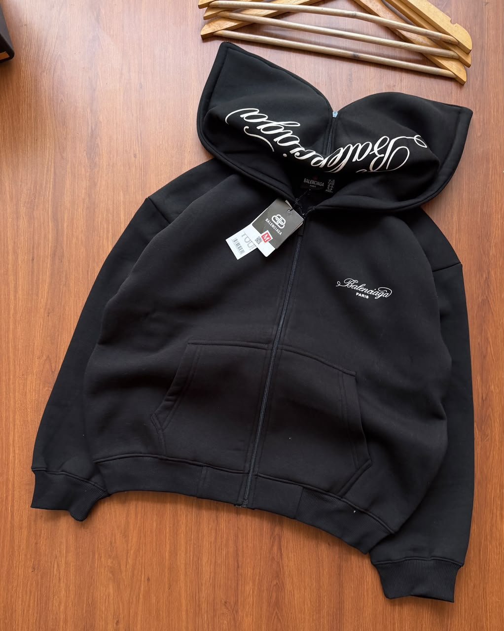 First Copy Balenciaga 400 GSM Zipper Hoodie