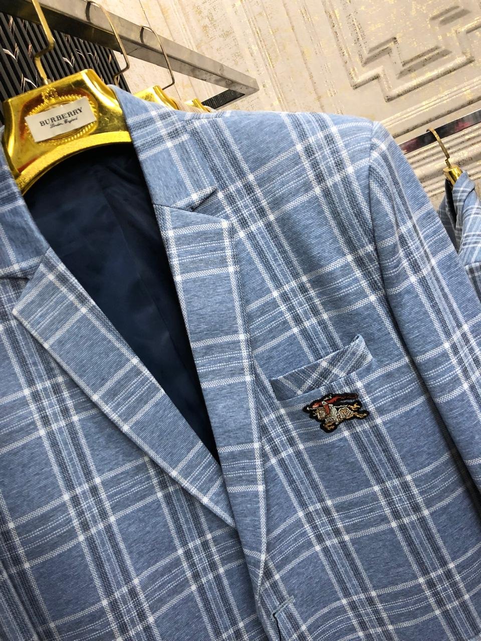 First Copy Burberry Fabric Blazers for Men - Image 11