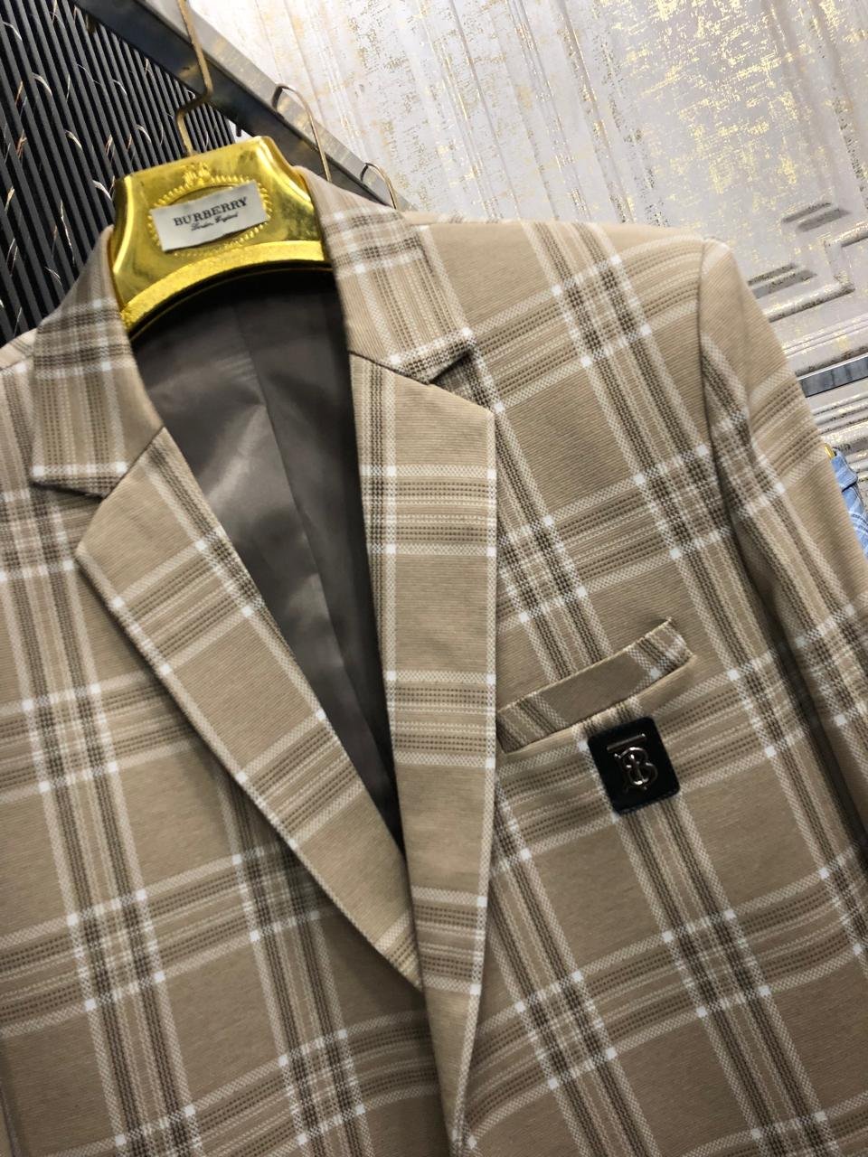 First Copy Burberry Fabric Blazers for Men - Image 10