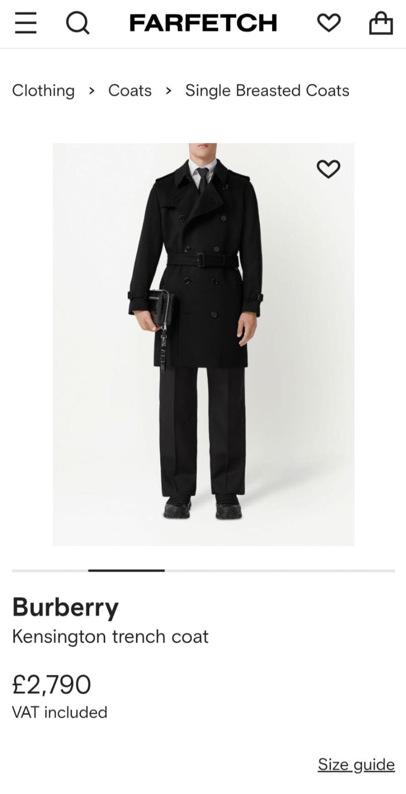 First Copy Burberry Imported Padded Overcoat - Image 12