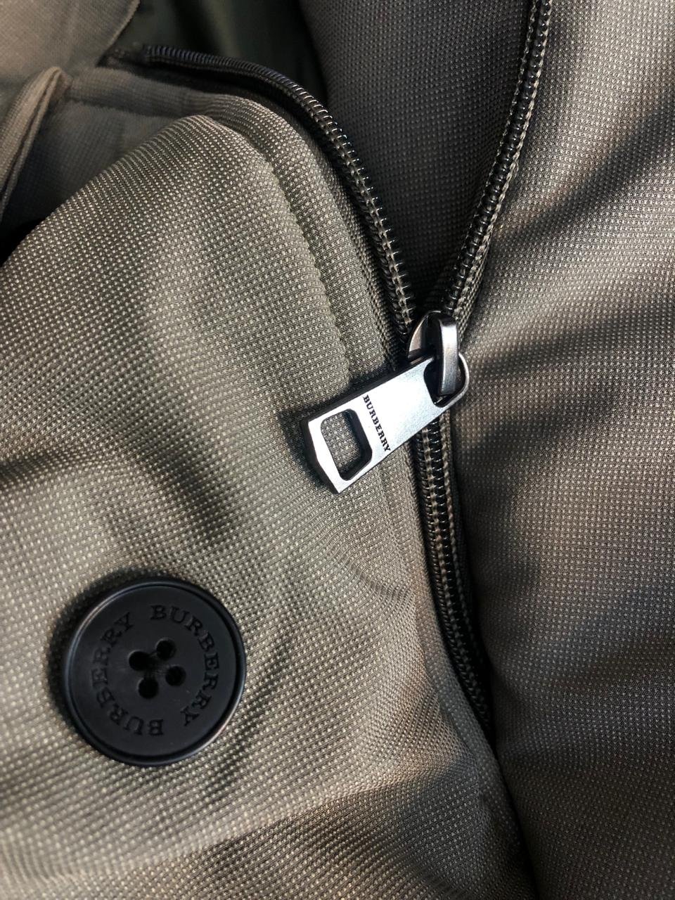 First Copy Burberry Imported Padded Overcoat - Image 9