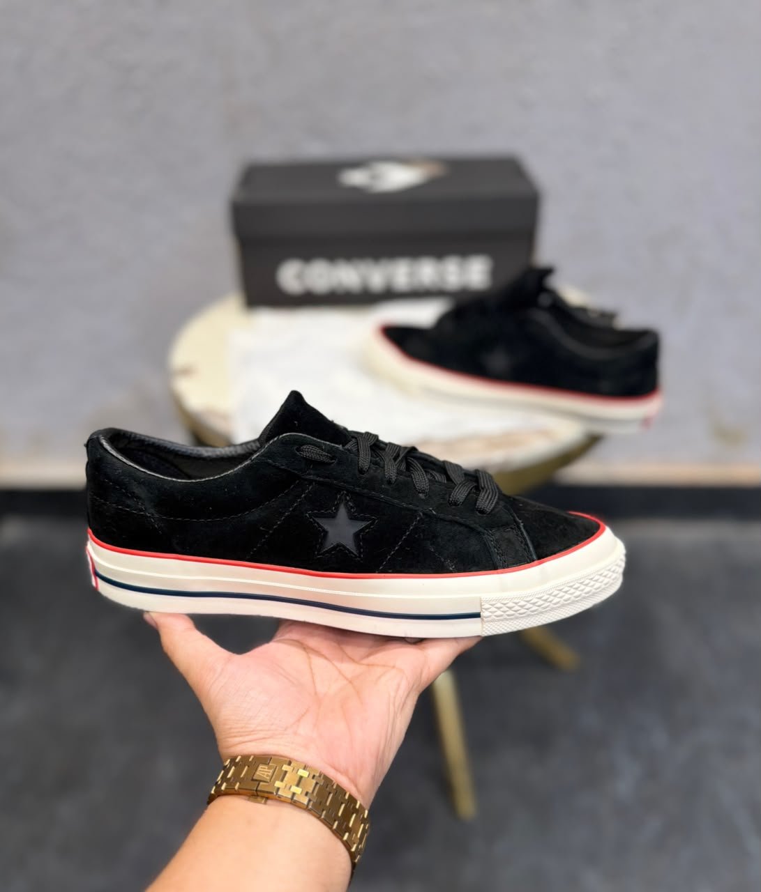First Copy Converse One Pro Black Red