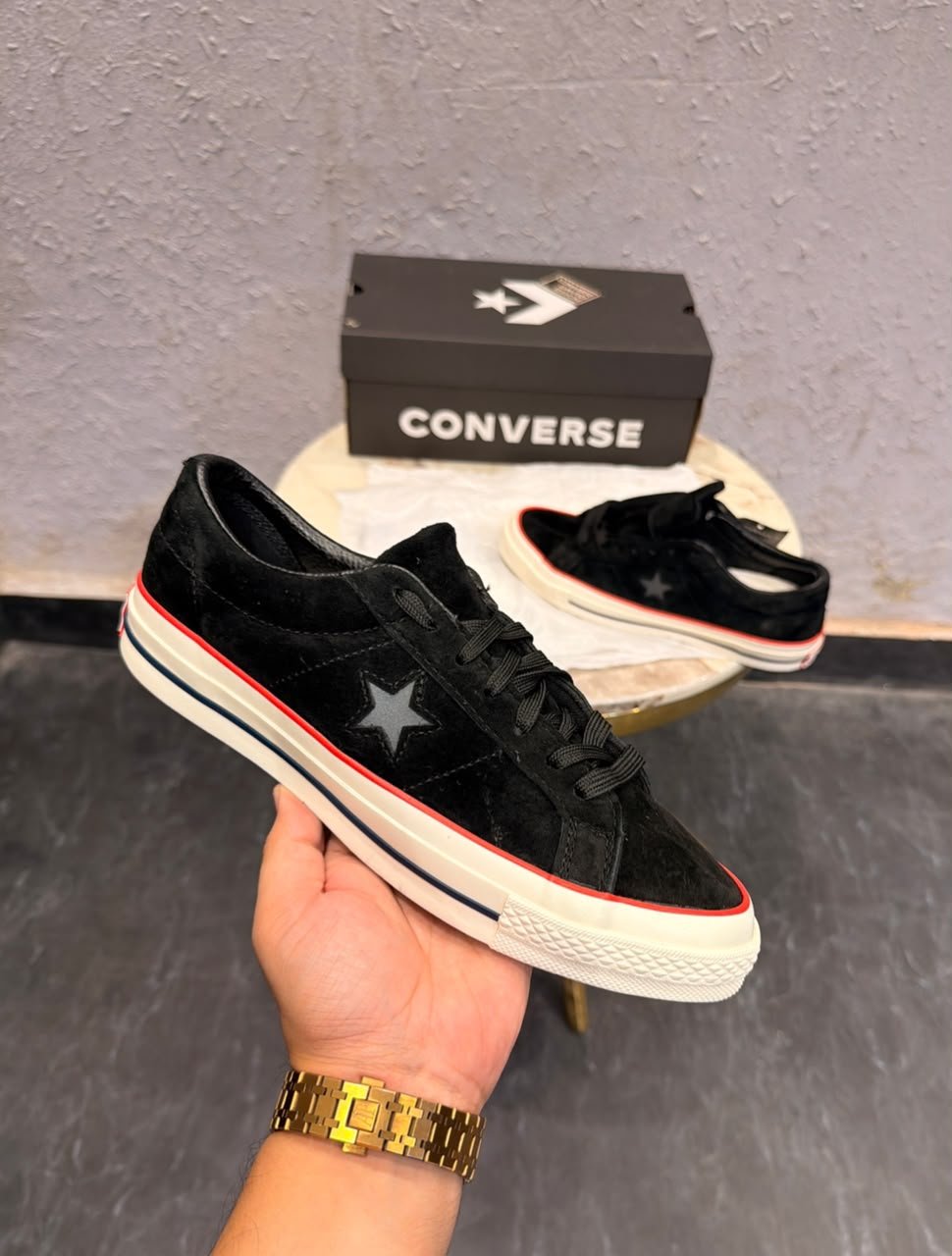 First Copy Converse One Pro Black Red - Image 3