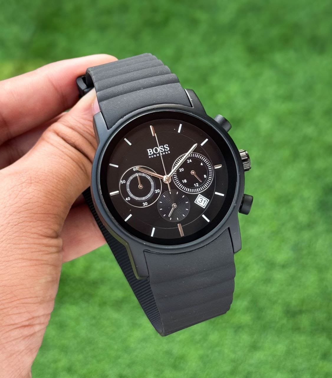 First Copy Hugo Boss Sports Chronograph All Black - Image 5
