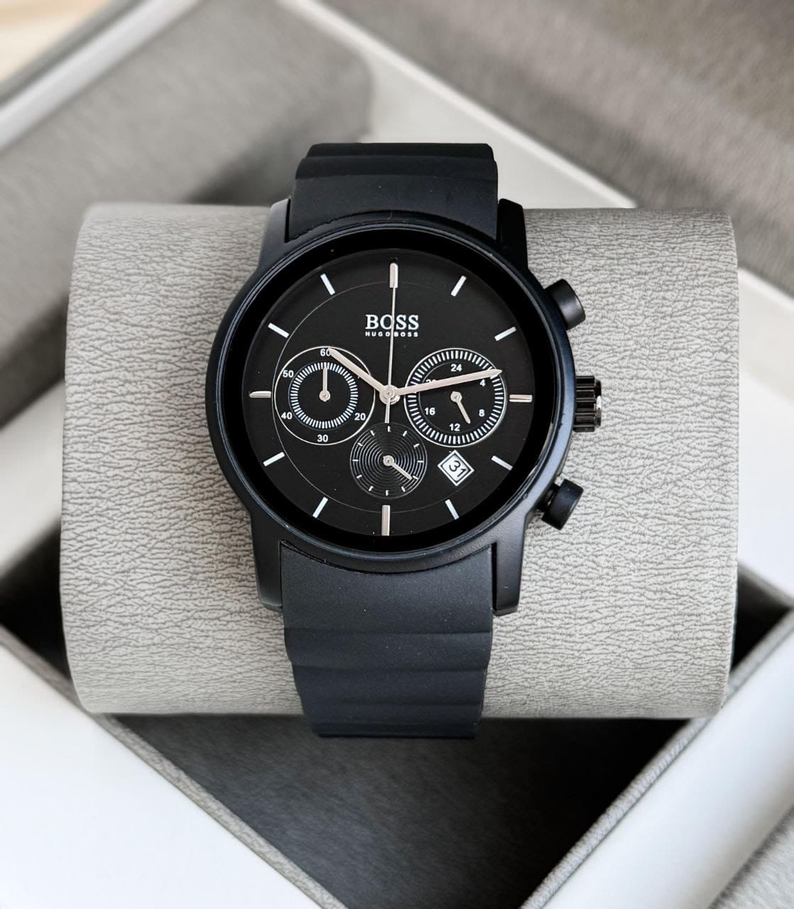 First Copy Hugo Boss Sports Chronograph All Black