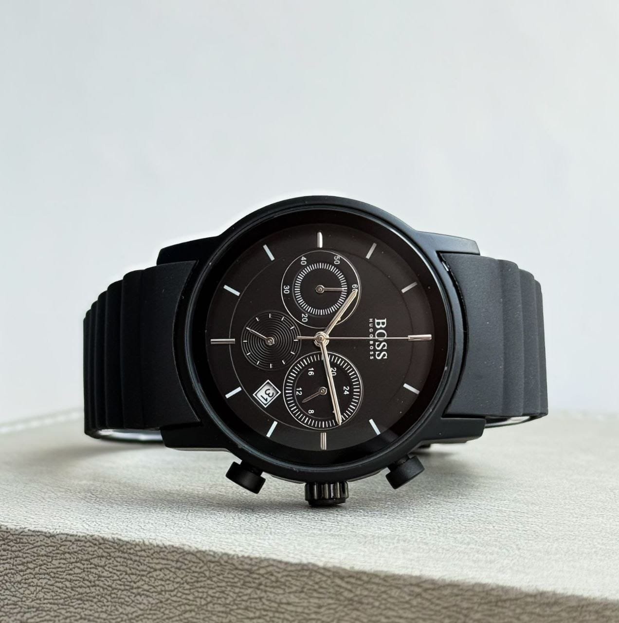 First Copy Hugo Boss Sports Chronograph All Black - Image 2
