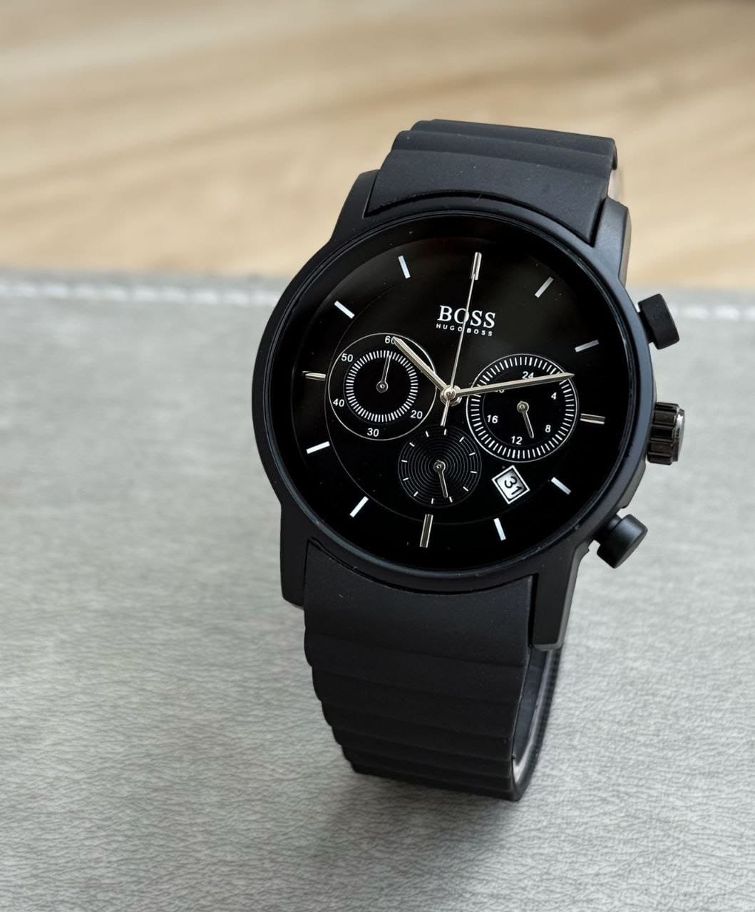 First Copy Hugo Boss Sports Chronograph All Black - Image 4