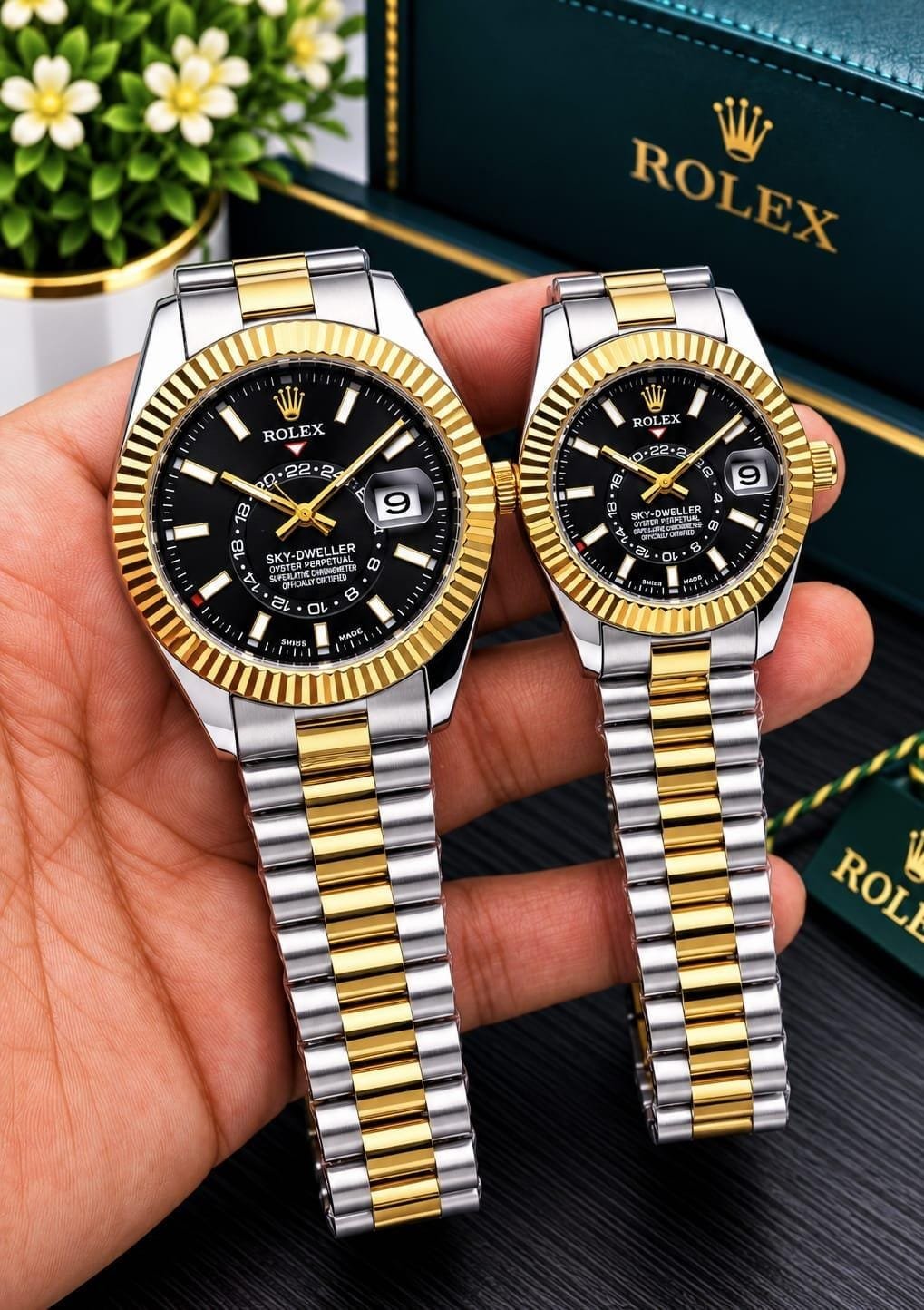 First Copy Rolex Couple Watches Premium - Image 7