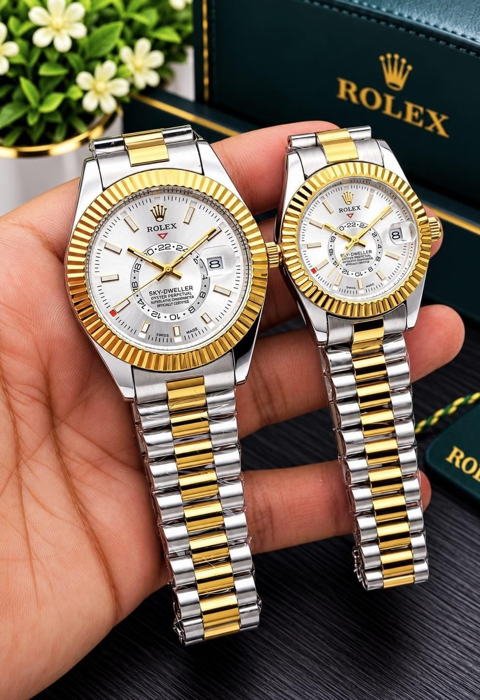 First Copy Rolex Couple Watches Premium - Image 8