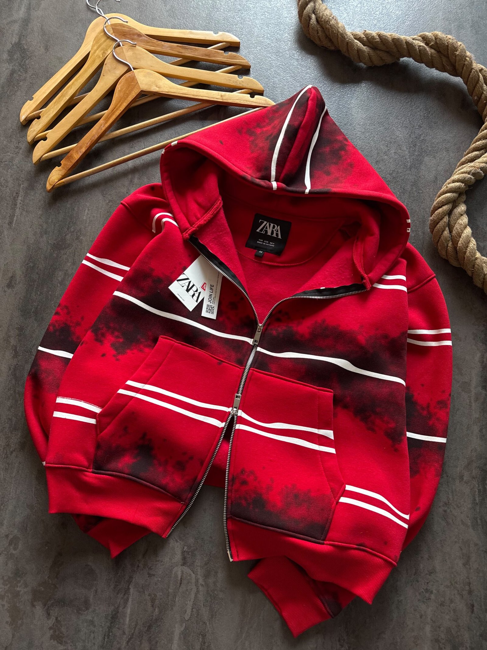 First Copy Zara Style Cotton Fleece Hoodie