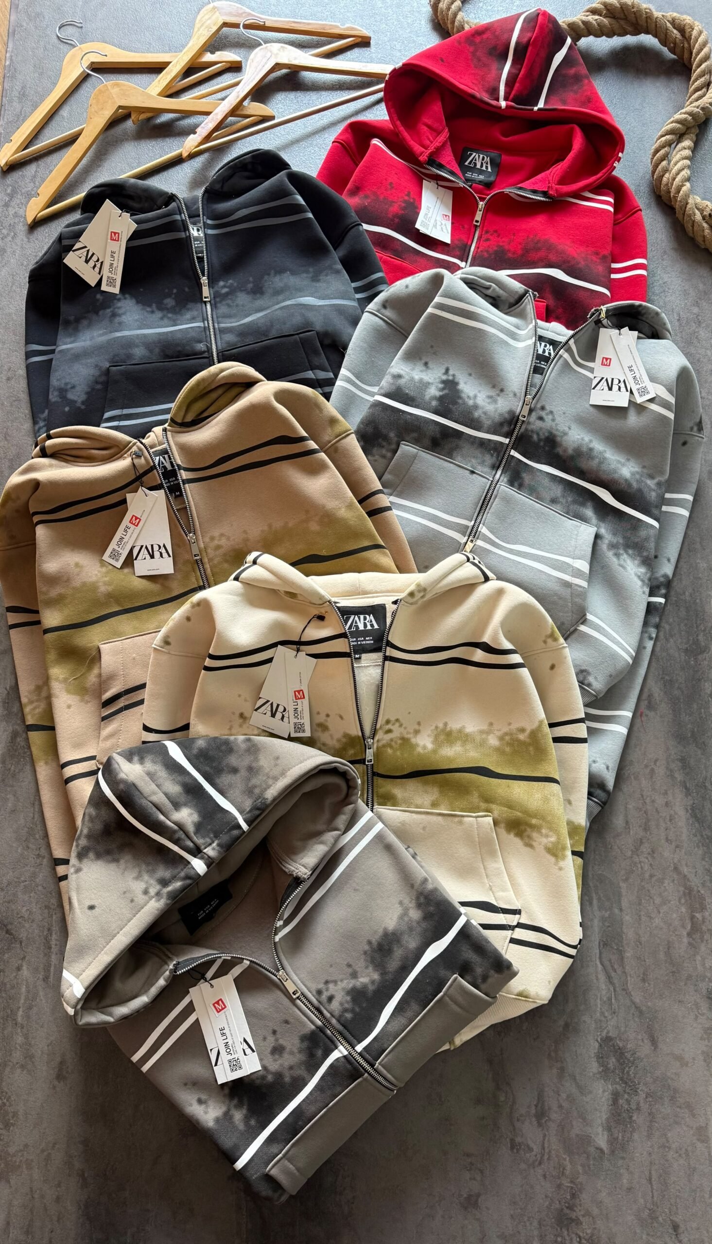 First Copy Zara Style Cotton Fleece Hoodie - Image 5