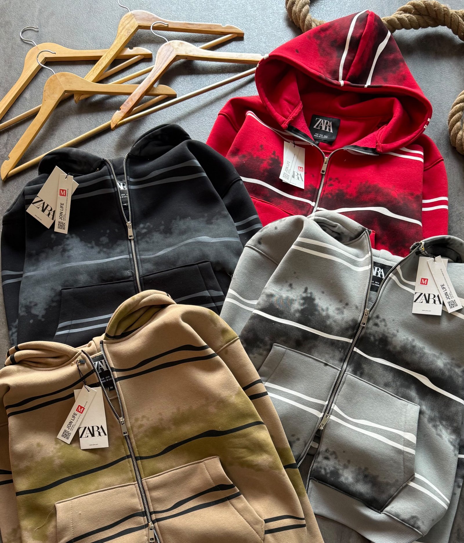 First Copy Zara Style Cotton Fleece Hoodie - Image 6